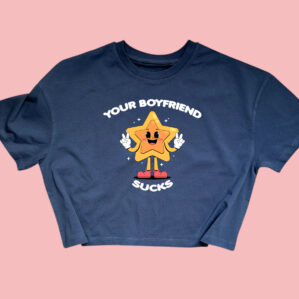 Your Boyfriend Crop Top - Oversize